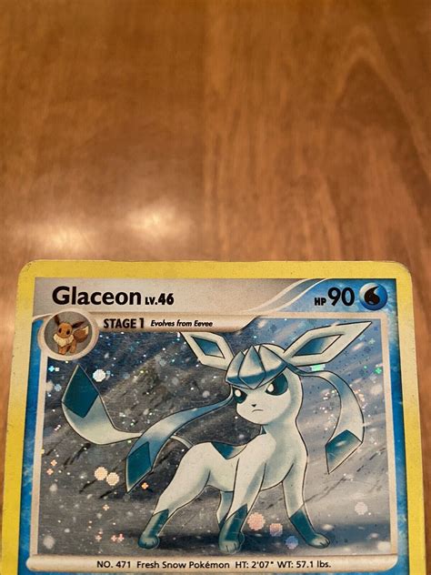 glaceon lv 46|️Pokemon GLACEON LV.46 20/100 D&P Majestic Dawn HOLO .